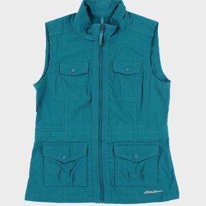 [S] Vintage Women's Eddie Bauer Multi Pocket Gilet Vest Outdoor